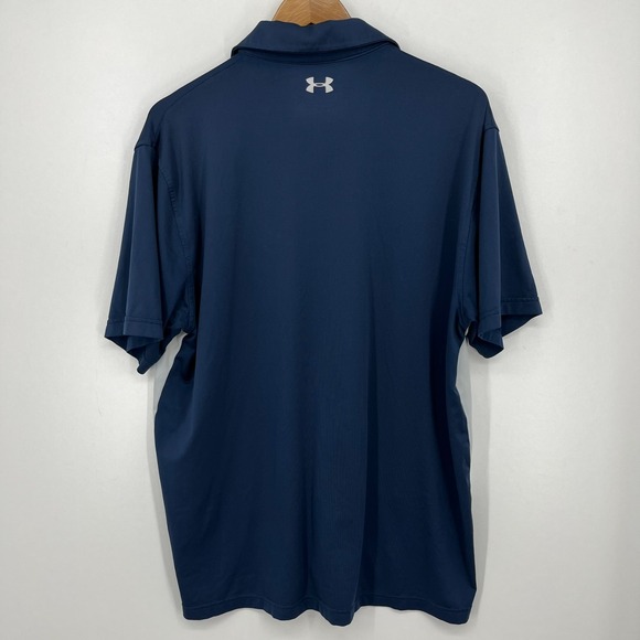 Under Armour Polo Shirt Men's Size XL Blue The Playoff Polo‎ Short Sleeve Golf - Picture 6 of 12